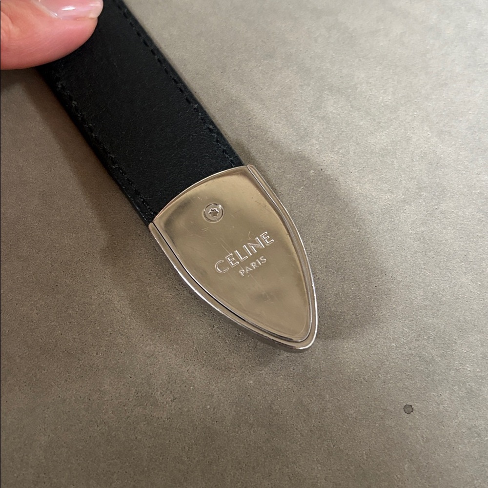 CELINE Western belt 25mm size 80 - Picture 7 of 8